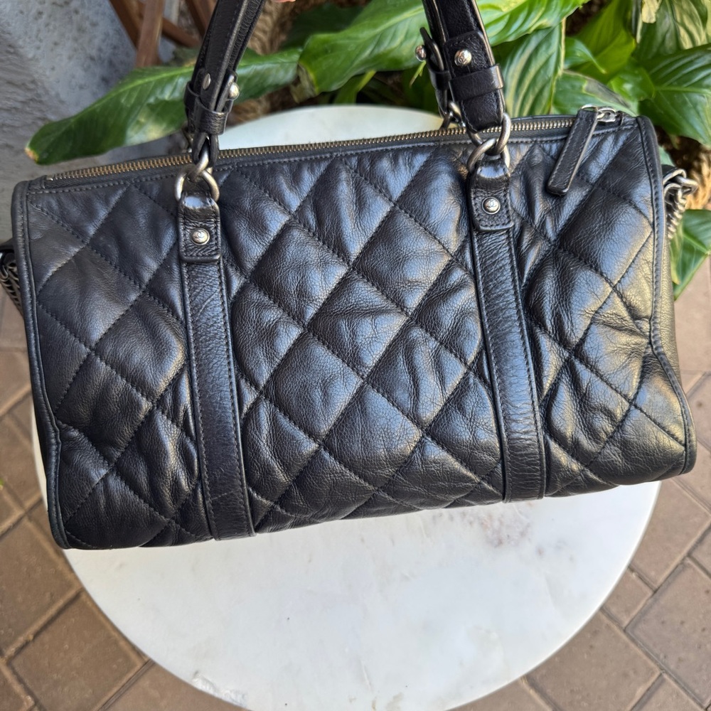 Chanel Calfskin Quilted Casual Riviera Bowling Bag - Picture 5 of 16